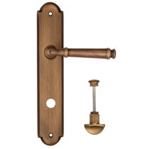 Дверная ручка на планке Fratelli Cattini FARFALLA WC-2 PL257-BY матовая бронза - Fratelli Cattini