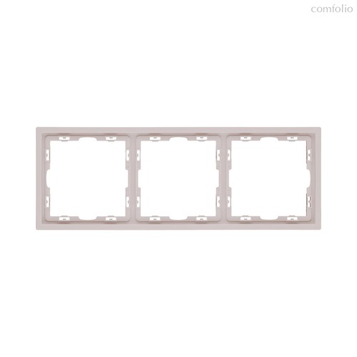 Рамка 3-постовая, кашемир матовый Kollinger Eclipse EC3CM - Kollinger