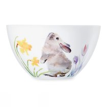 Салатник порционный Mix&Match Синергия Пасхальный кролик 12 см, костяной фарфор - Mix&Match