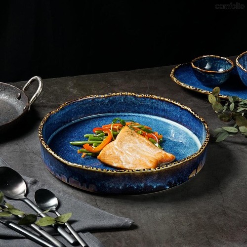 Тарелка с бортом d 26 см h4,8 см 1500 мл Aqua Blue P.L. Proff Cuisine - P.L. Proff Cuisine