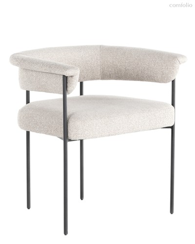 Бежевый мягкий стул Эбби, цвет бежевый - Louvre Home