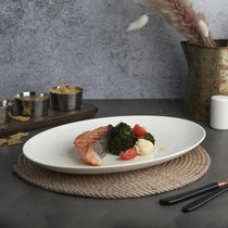 Блюдо овальное 31x22,2 см h2,8 см без борта Fine Plus 6шт. - Noble