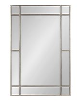 Зеркало в серебряной раме Триест, цвет серебряный - Louvre Home