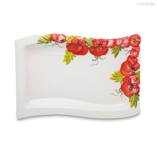 Блюдо прямоугольное Edelweiss Томаты 33х20 см, керамика - Edelweiss