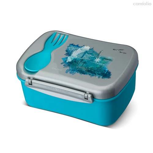 Ланч-бокс с охлаждающим элементом Wisdom N'ice Box™ Water, цвет бирюзовый - Carl Oscar