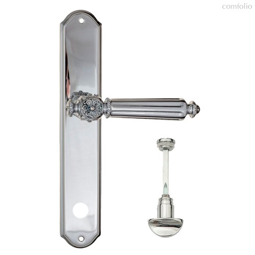 Дверная ручка на планке Fratelli Cattini TORCELLO WC-2 PL02-CR полированный хром - Fratelli Cattini