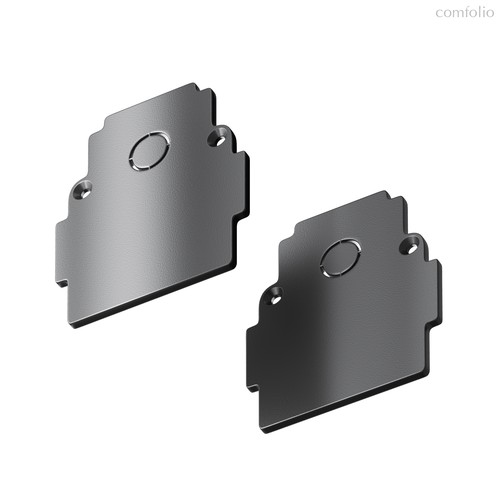 Заглушка торцевая 2шт Gravity встраиваемый черный - Maytoni