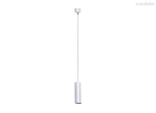 LED светильник подвесной, 15Вт, D57хH150мм, L1500мм, 1167Лм, 38°, 4000К, IP20, Ra >90, белый RAL9003, блок питания в комплекте - Donolux