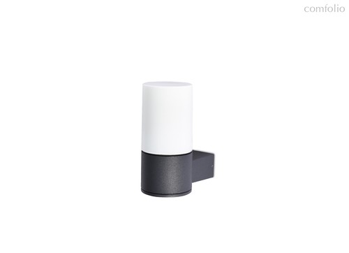 TOP.TOP светильник настенный, 1xE27 max. 18W, IP54, AC 220В, D110xW176xH231 мм, цвет арматуры темно-серый, плафон белый, лампа в комплект не входит - Donolux
