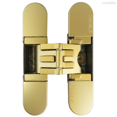 KUBICA K2700 DXSX, OS петля скрытая универсальная центральная МАТОВОЕ ЗОЛОТО (60 kg) - Koblenz