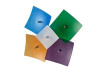 Donolux Modern Salut бра, матовые разноцветные стекла, диам 27 см, выс 18 см, 2хЕ27 60W, цвет армату - Donolux
