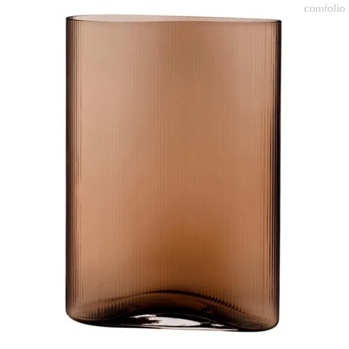 Ваза Nude Glass Туман 38 см, стекло хрустальное, карамельная - Nude Glass
