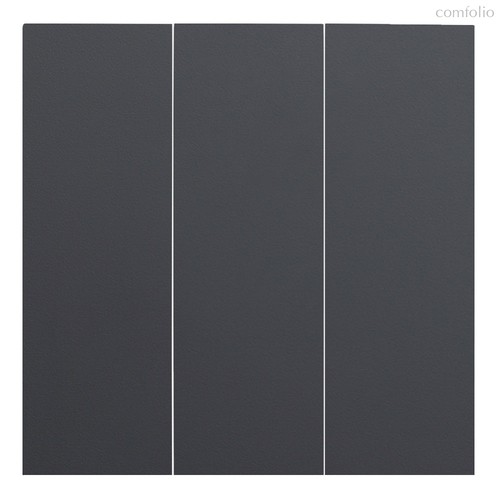 Клавиши трехклавишного выключателя 35661 MB, черный сатин - Rikett