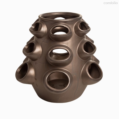 Ваза Simpleton Head высота 29, цвет бронза - Cosmo