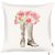 Чехол для декоративной подушки "Chelsi", P502-8237/1, 43х43 см, цвет розовый, 43x43 - Altali