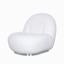 Кресло Madine, цвет белый/серебряный - Cosmo