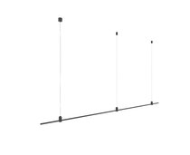Magnet Modular System «CODE 1.2», L2000хH95-3000 мм (высота регулируется), DC24V, подвесное основание для модульных светильников, черный, блок питания в комплект не входит - Donolux