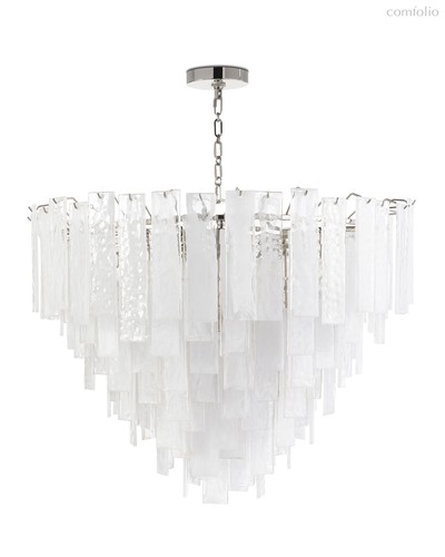 Серебряная люстра Дидро, цвет никель - Louvre Home