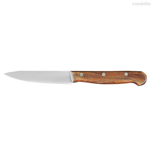 Нож для чистки овощей и фруктов 10 см, деревянная ручка, P.L. Proff Cuisine - P.L. Proff Cuisine