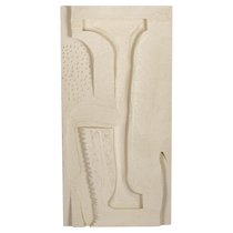 Панно декоративное Наскальные рисунки (A), цвет Молочный - Covali