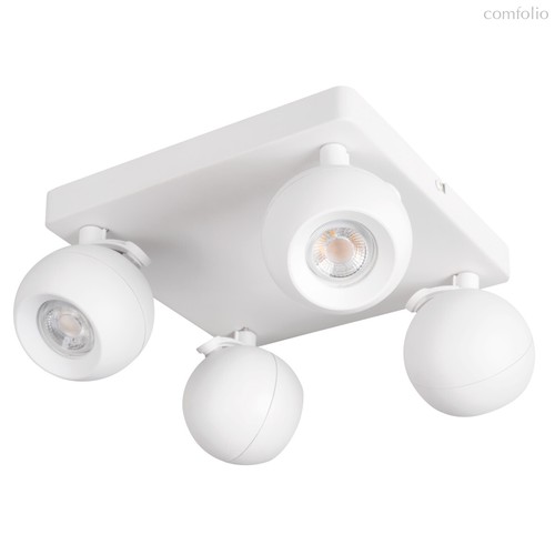 Споты потолочные настенные: Cпоты белые накладные GALOBA EL-4OxGU10 W - Kanlux
