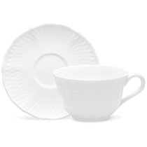 Чашка чайная с блюдцем Noritake "Шер Бланк" 215мл - Noritake
