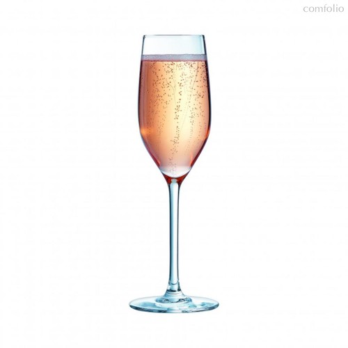 Бокал-флюте для шампанского 170 мл хр. стекло "Сиквенс" d 5,5 см h21 см Chef&Sommelier [6] - Chef&Sommelier