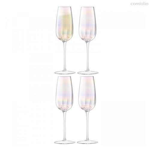 Набор бокалов для шампанского Pearl, 250 мл, 4 шт. - LSA International