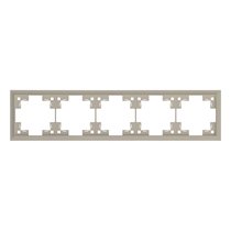 Пятиместная рамка классик 35950 LT, латте