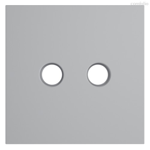 Накладка для розетки телевизионной оконечной TV+SAT, S70 серый - Voltum