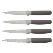 Нож для стейка (4шт), цвет серый - BergHOFF