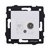Розетка двойная TV (мама) + телефонная розетка RJ11, белый матовый Kollinger REA-013WM для Aspekt, Eleganz, Reflex - Kollinger