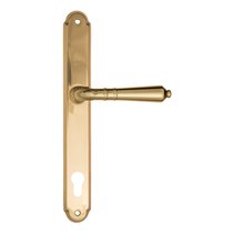 Дверная ручка на планке Fratelli Cattini "TOSCANA" CYL PL01-OLV полированная латунь - Fratelli Cattini