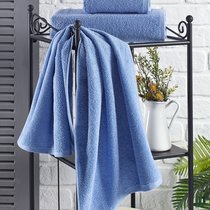 Полотенце махровое "KARNA" EFOR 420 гр (70x140) см 1/1, цвет голубой, 70x140 - Bilge Tekstil