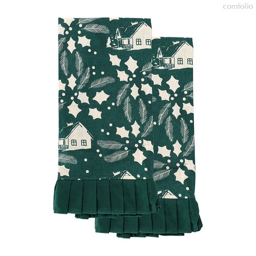 Набор кухонных полотенец Nordic winter из коллекции New Year Essential, 50х70 см - Tkano