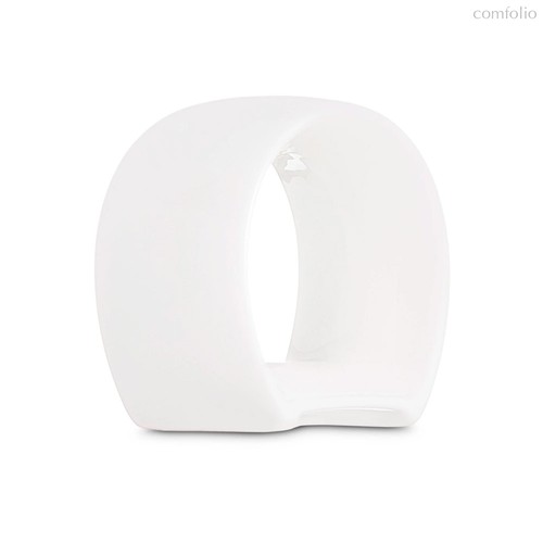 Кольцо для салфетки Narumi Белый декор 4,8х2,4х4,2 см, фарфор костяной - Narumi