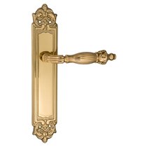 Дверная ручка Venezia Olimpo на планке PL96 полированная латунь - Venezia Collezione