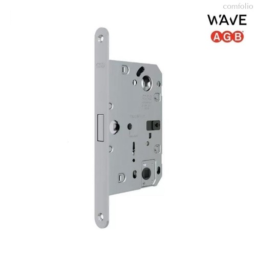 Защёлка магнитная сантехническая AGB MEDIANA POLARIS WAVE WC (матовый хром) В061325034 - AGB