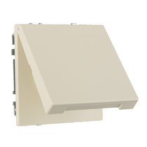 Розетки и выключатели: Розетка с крышкой, мембраной, с з/к 16А 250В IP44, пружинные зажимы, слоновая кость матированная, Superior - Kanlux