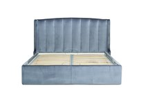 Кровать Одри (Odry) c подъем. мех. вельвет синий Velv-SIN 186x220x120 - Garda Decor