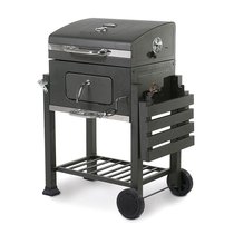 Прямоугольный угольный гриль LOCKER, цвет черный - Start Grill