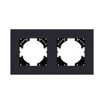 Рамка 2-постовая, черный Kollinger Reflex AL RA2BK - Kollinger