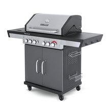 Газовый гриль 5+1 горелка, цвет черный - Start Grill