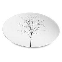 Блюдо овальное Dibbern Чёрный лес 16 см, фарфор костяной - Dibbern