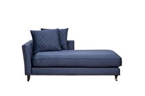 Диван-Кушетка Сорренто (Sorrento) правая велюр т. синий Colt034 SIN 180x98x88см - Garda Decor