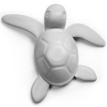 Магнит Save Turtle, серый - Qualy