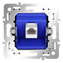 Механизм розетки компьютерной RJ45 кат.6, S70 - Voltum