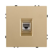 Розетка телефонная RJ11, золотой Kollinger Eclipse EC-019GD - Kollinger