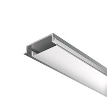 Алюминиевый профиль встраиваемый с накладным фланцем 30x6 (Серебро, 2 м), ALM-3006-S-2M 632018 - Maytoni