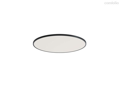 LED Disco светильник накладной, 12Вт, D170хH25мм, 1035Лм, 3000К, IP20, Ra80, черный RAL9005, блок питания в комплекте - Donolux